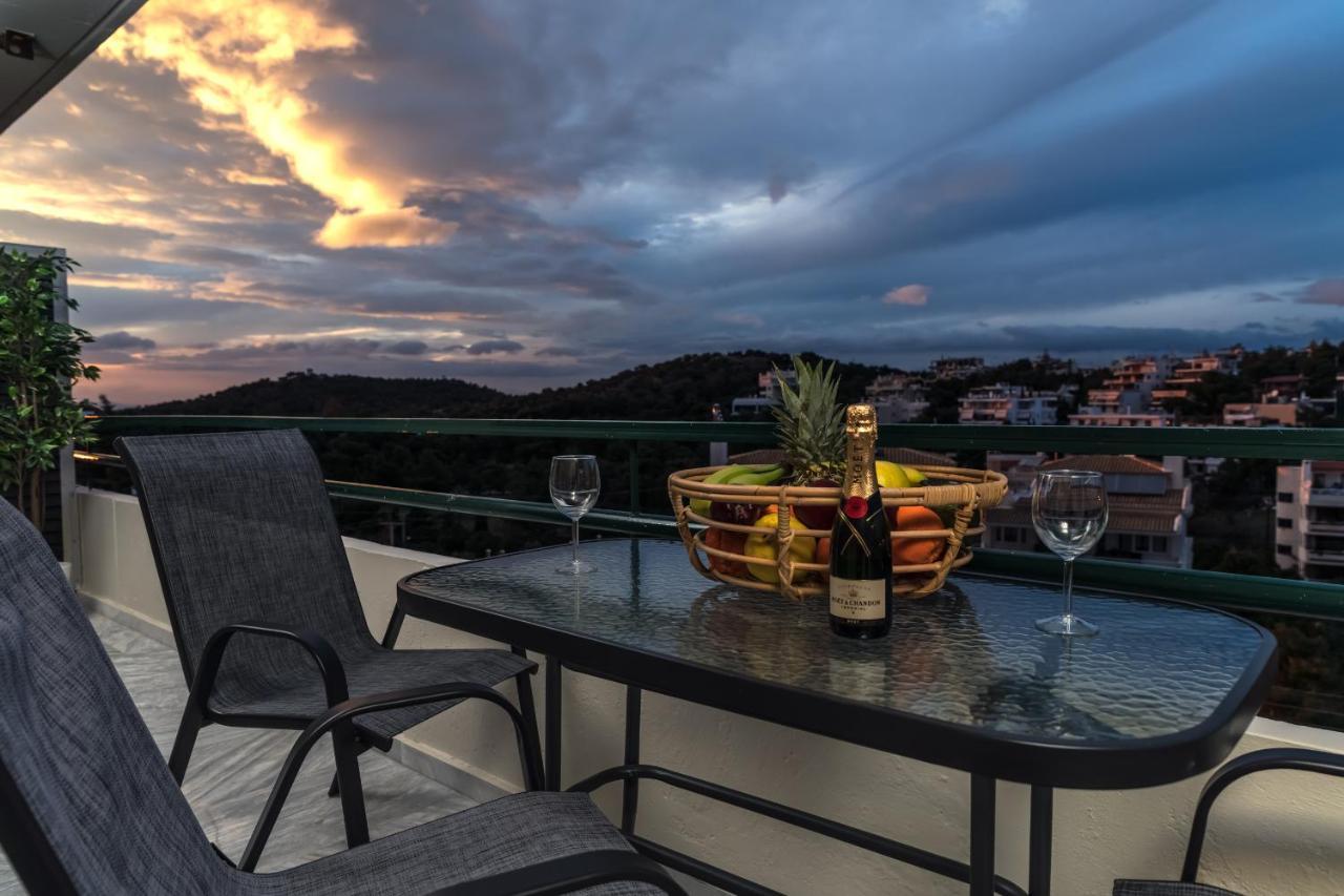 Apartment For 4 Ppl With Great View In Athens Luaran gambar