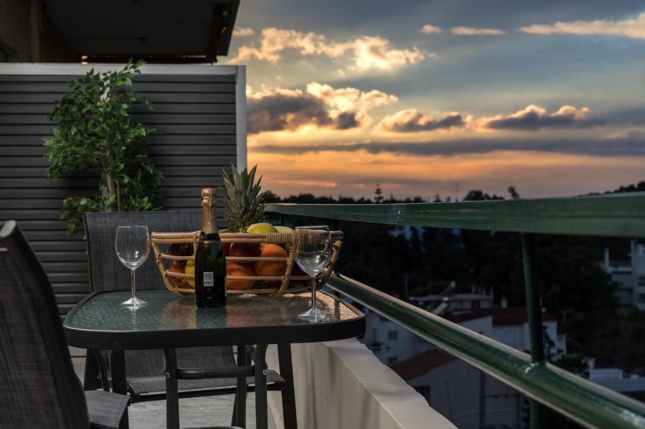 Apartment For 4 Ppl With Great View In Athens Luaran gambar